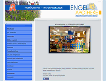 Tablet Screenshot of engel-apothekerot.de